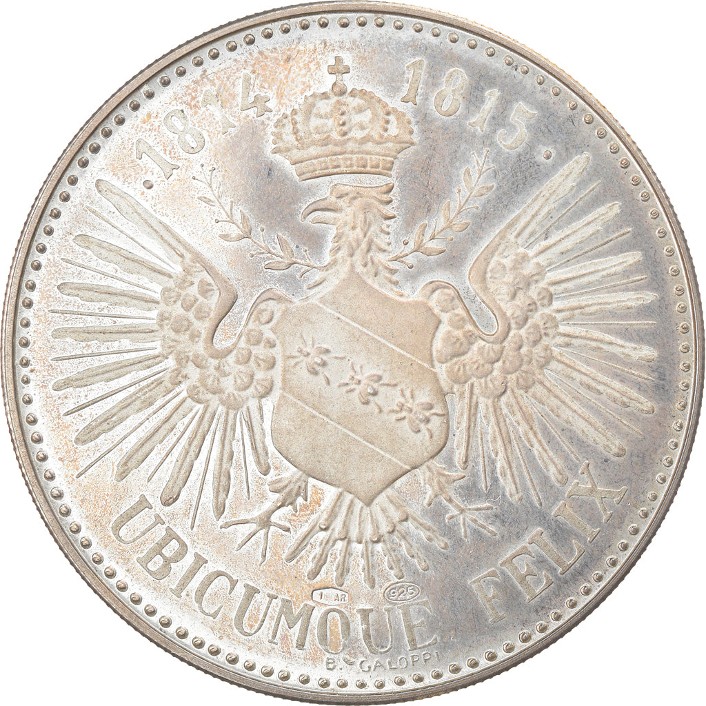 Italia, medaglia, Napoleone Sovrano Dell'Elba, History, 1814-1815, Galoppi, SPL