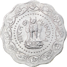 Coin, INDIA-REPUBLIC, 10 Paise, 1975, EF(40-45), Aluminum, KM:27.1