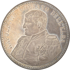 Italy, Medal, Napoleone, Isola d'Elba, History, Galoppi, MS(60-62), Silver