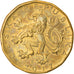 Coin, Czech Republic, 20 Korun, 2017, AU(50-53), Brass plated steel, KM:5