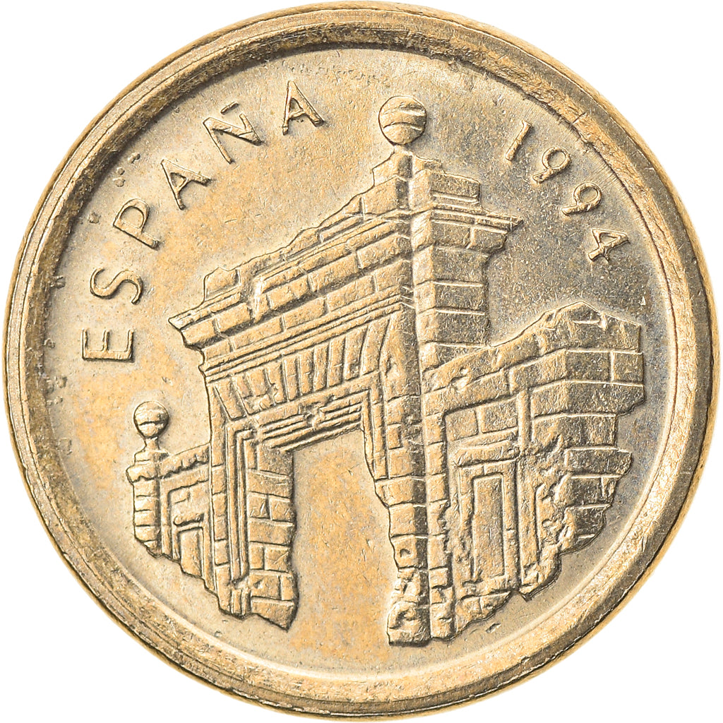 Monnaie, Espagne, Juan Carlos I, 5 Pesetas, 1994, Madrid, TTB+, Aluminum-Bronze