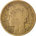 FRANCE, Morlon, 50 Centimes, 1947, KM #894.1, F(12-15), Aluminum-Bronze, 18,...