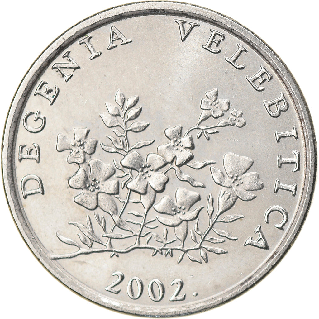Coin, Croatia, 20 Lipa, 2002, EF(40-45), Nickel plated steel, KM:17