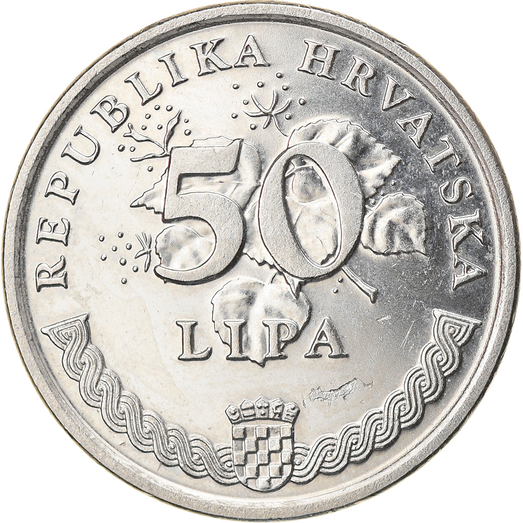 Coin, Croatia, 20 Lipa, 2002, EF(40-45), Nickel plated steel, KM:17