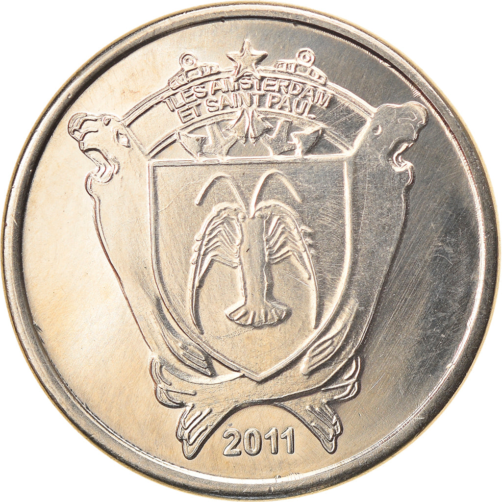 France, 10 Francs, Calmar, 2011, Iles Saint-Paul et Nouvelle Amsterdam, MS(63)