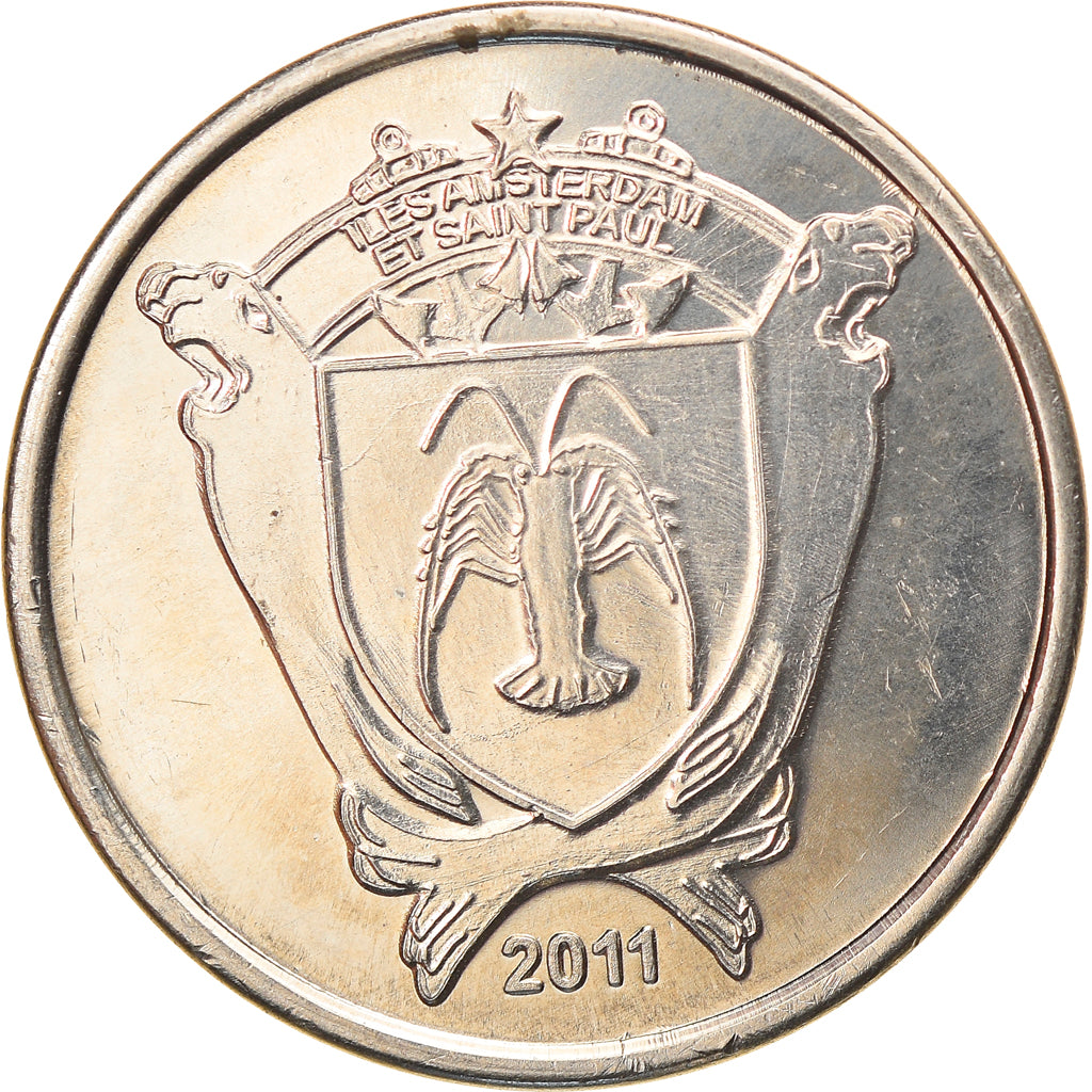 France, 10 Francs, Calmar, 2011, Iles Saint-Paul et Nouvelle Amsterdam, MS(63)