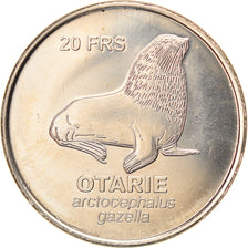 France, 20 Francs, Otarie, 2011, Iles Saint-Paul et Nouvelle Amsterdam, MS(63)