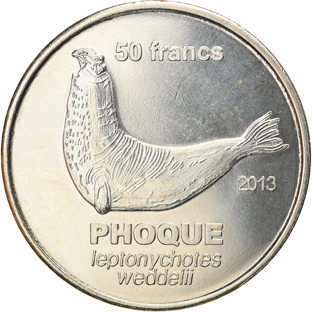 France, 50 Francs, Phoque, 2013, Iles Saint-Paul et Nouvelle Amsterdam, SPL