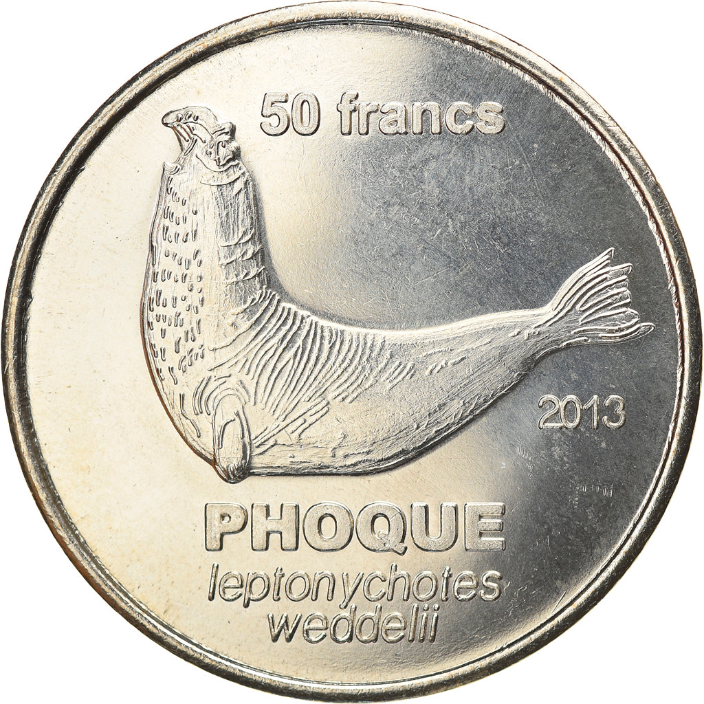 France, 50 Francs, Phoque, 2013, Iles Saint-Paul et Nouvelle Amsterdam, SPL