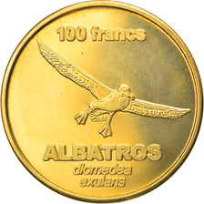 French Southern and Antartic Land, 100 Francs, Albatros, 2011, SPL, Laiton