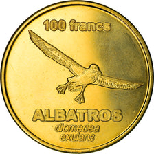 French Southern and Antartic Land, 100 Francs, Albatros, 2011, SPL, Laiton