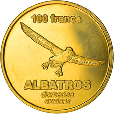 French Southern and Antartic Land, 100 Francs, Albatros, 2011, SPL, Laiton