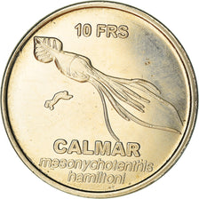 French Southern and Antartic Land, 10 Francs, Calmar, 2011, SPL, Cupro-nickel