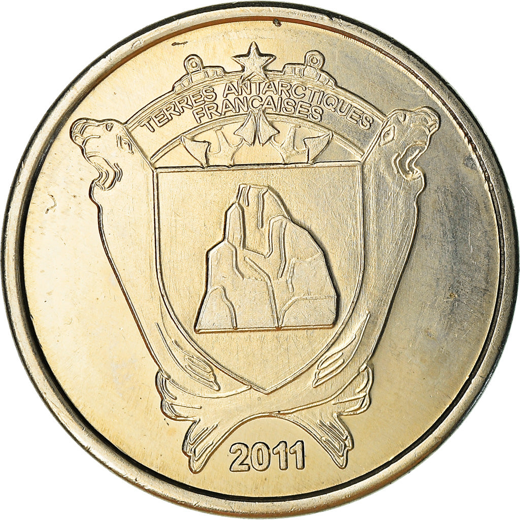French Southern and Antartic Land, 10 Francs, Calmar, 2011, SPL, Cupro-nickel
