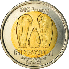 French Southern and Antartic Land, 200 Francs, Pingouin, 2011, MS(63)
