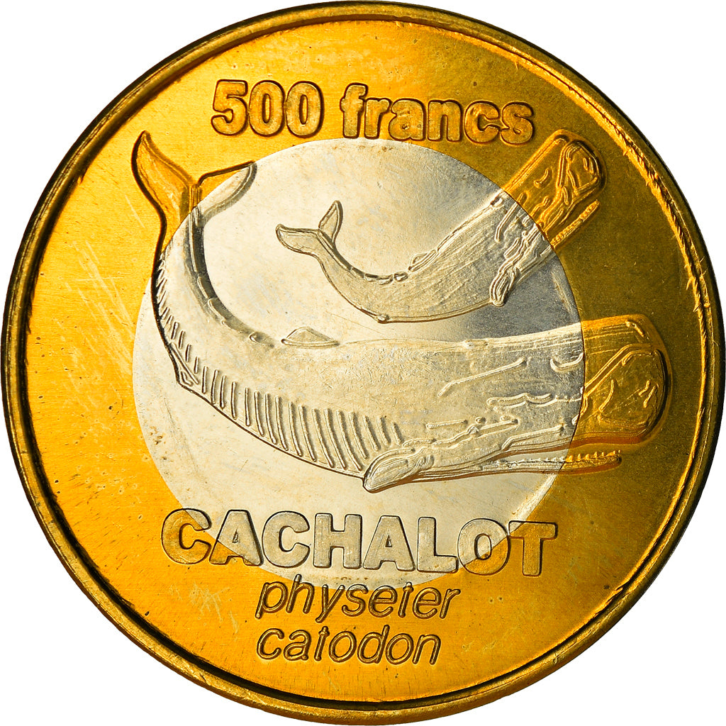 French Southern and Antartic Land, 500 Francs, Cachalot, 2011, MS(63)