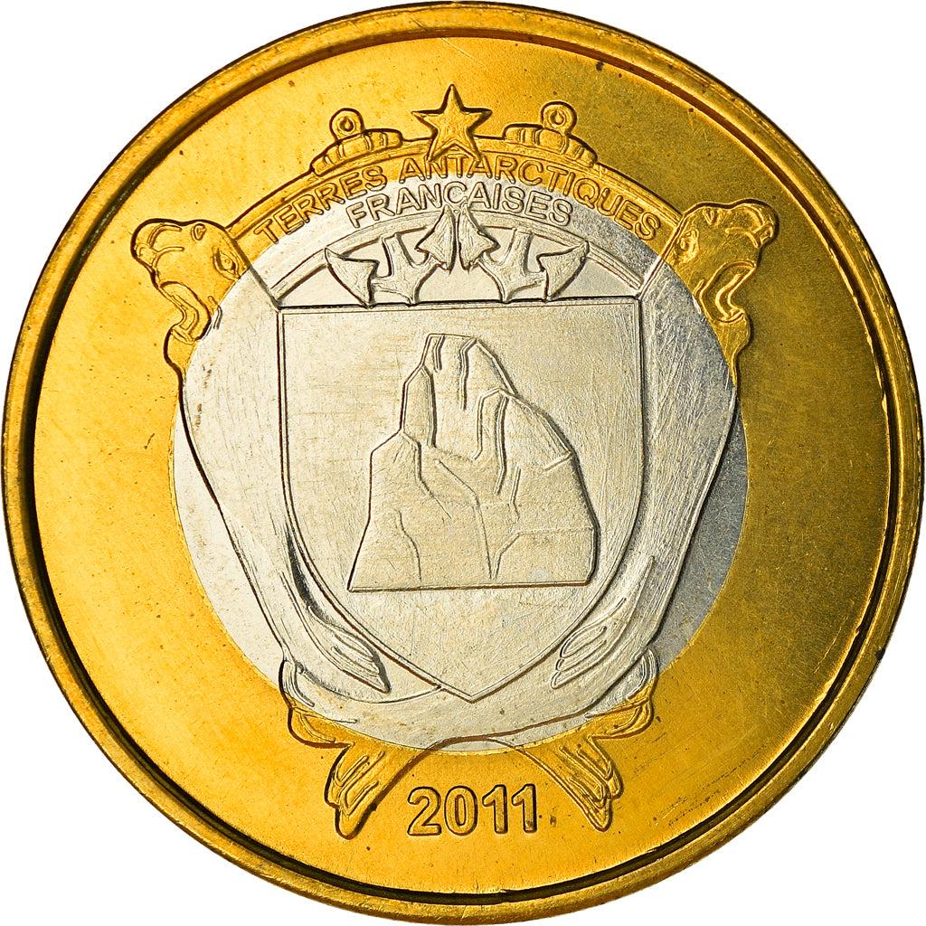 French Southern and Antartic Land, 500 Francs, Cachalot, 2011, MS(63)