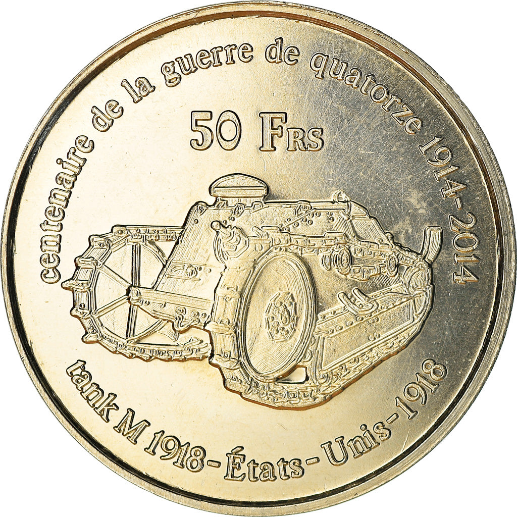 Francuskie Terytorium Południowe i Antarktyczne, 50 Francs, Première Guerre