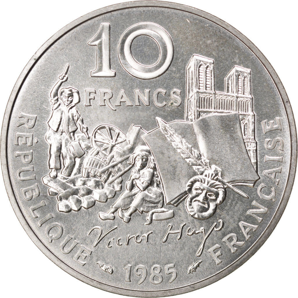 FRANCE, 10 Francs, 1985, KM #956a, MS(63), Silver, 26, Gadoury #819, 12.00