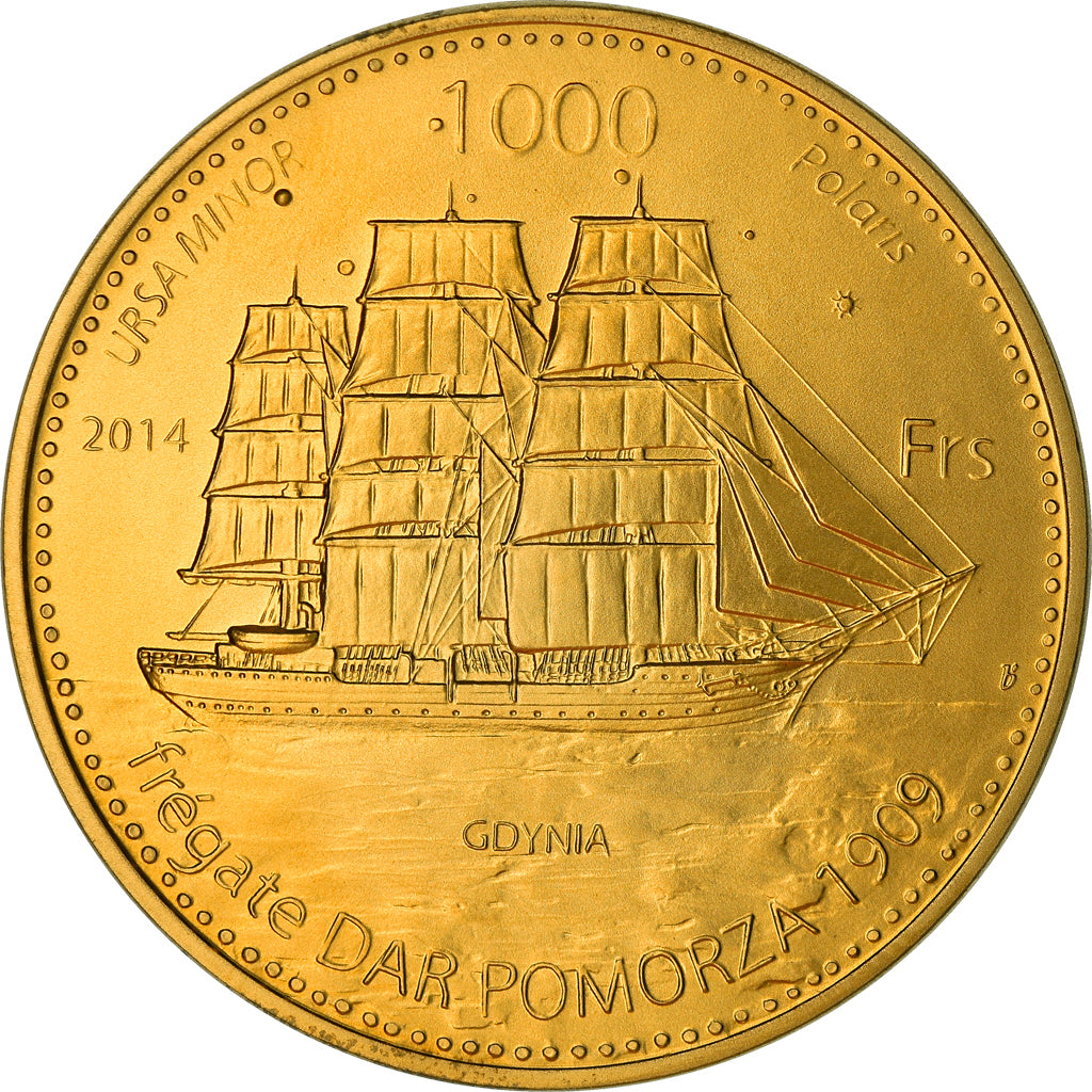 French Southern and Antartic Land, 1000 Francs, T.A.A.F, 2014, MS(64)