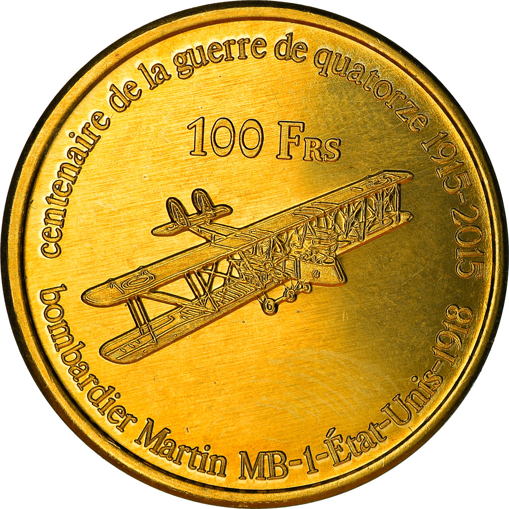 Monnaie, France, 100 Francs, 2015, Ile Juan Da Nova, SPL, Bronze-Aluminium