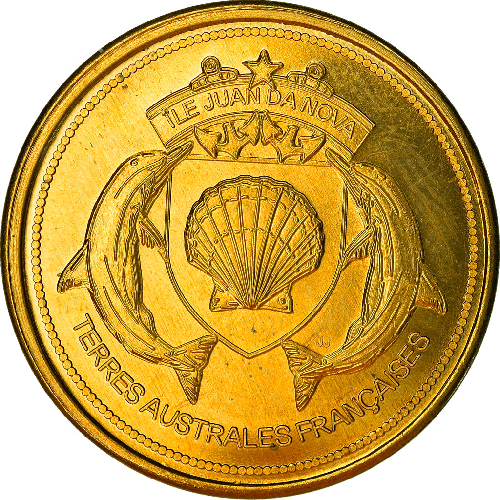 Münze, Frankreich, 100 Francs, 2015, Ile Juan Da Nova, UNZ, Bronze-Aluminium