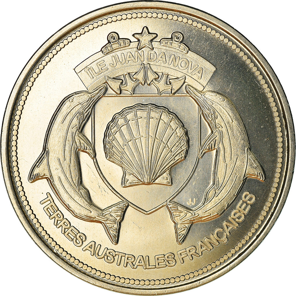 Coin, France, 50 Francs, 2014, Ile Juan Da Nova, MS(63), Cupro-nickel Aluminium