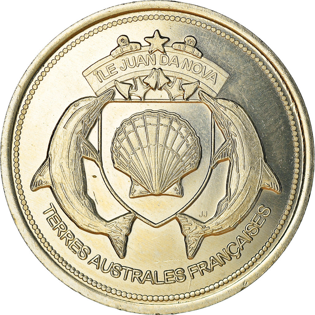 Coin, France, 20 Francs, 2017, Ile Juan Da Nova, MS(63), Cupro-nickel Aluminium