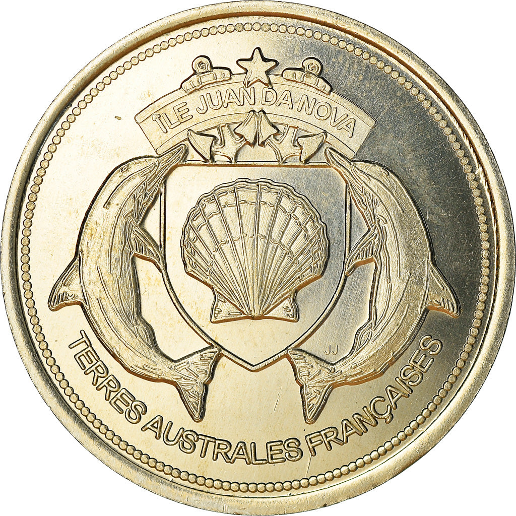 Coin, France, 20 Francs, 2017, Ile Juan Da Nova, MS(63), Cupro-nickel Aluminium