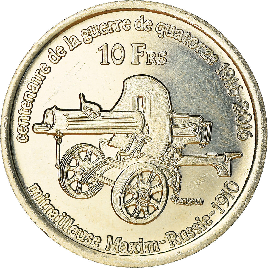 Monnaie, France, 10 Francs, 2016, Ile Juan Da Nova, SPL, Cupro-nickel Aluminium