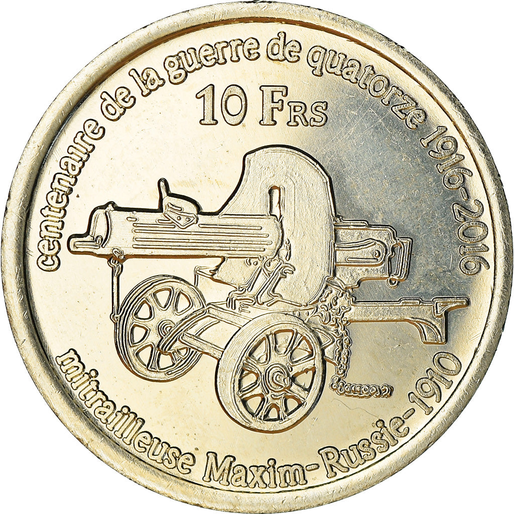 Moneta, Francia, 10 Francs, 2016, Ile Juan Da Nova, SPL, Rame-nichel-alluminio