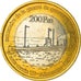 Coin, France, 200 Francs, 2018, Ile Juan Da Nova, MS(63), Bi-Metallic