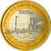 Coin, France, 200 Francs, 2018, Ile Juan Da Nova, MS(63), Bi-Metallic