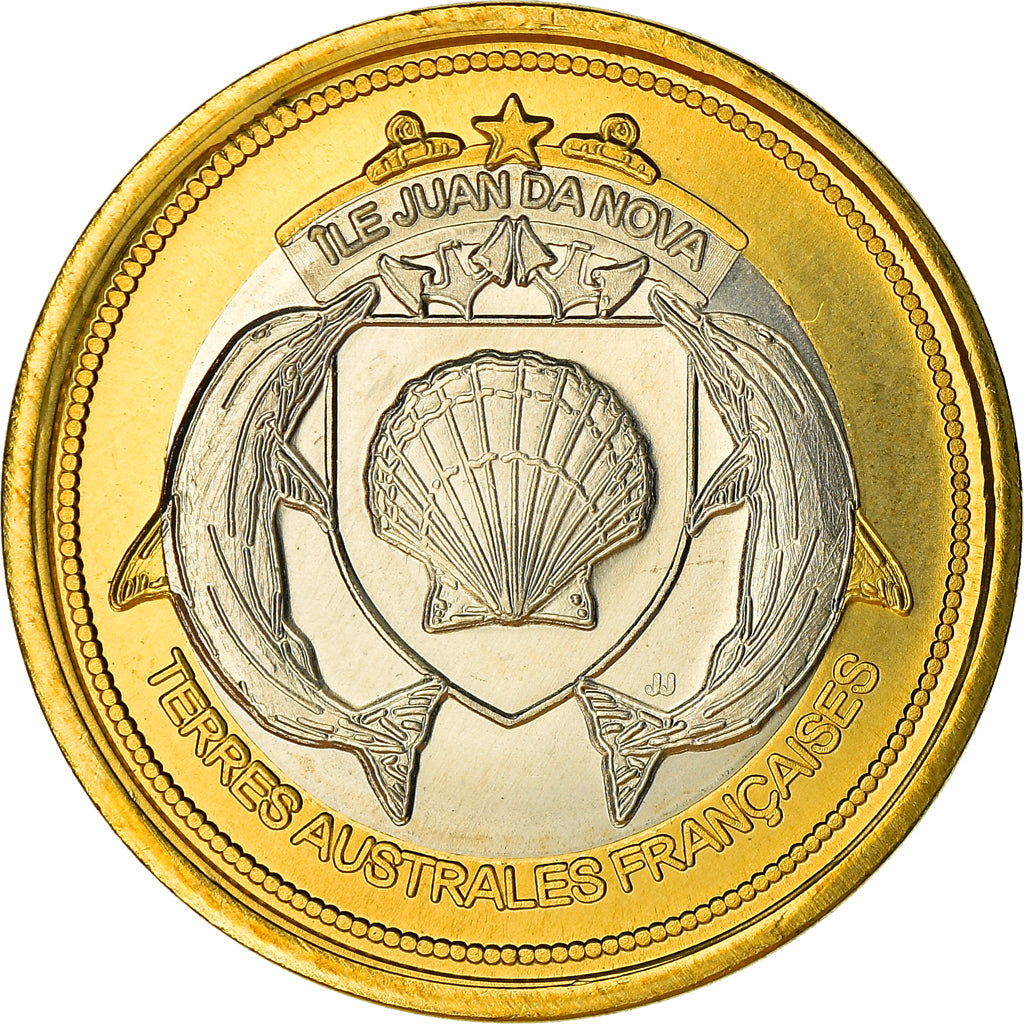 Coin, France, 200 Francs, 2013, Ile Juan Da Nova, MS(63), Bi-Metallic