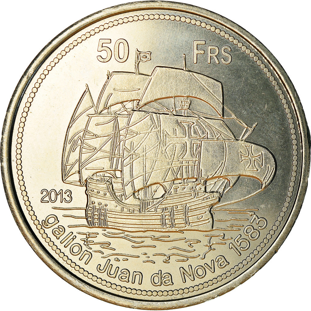 Monnaie, France, 50 Francs, 2013, Ile Juan Da Nova, SPL, Cupro-nickel Aluminium