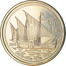 Moneta, Francia, 10 Francs, 2013, Ile Juan Da Nova, SPL, Rame-nichel-alluminio