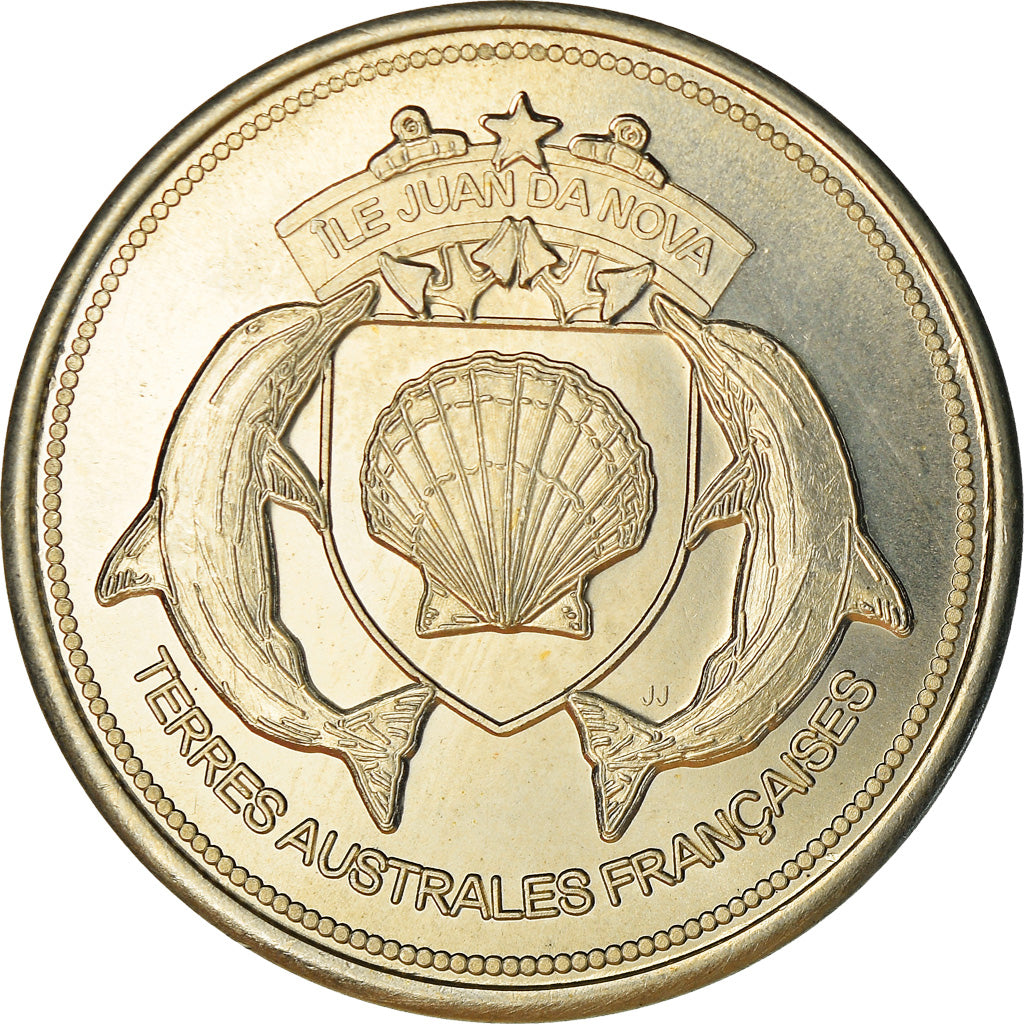 Coin, France, 20 Francs, 2013, Ile Juan Da Nova, MS(63), Cupro-nickel Aluminium