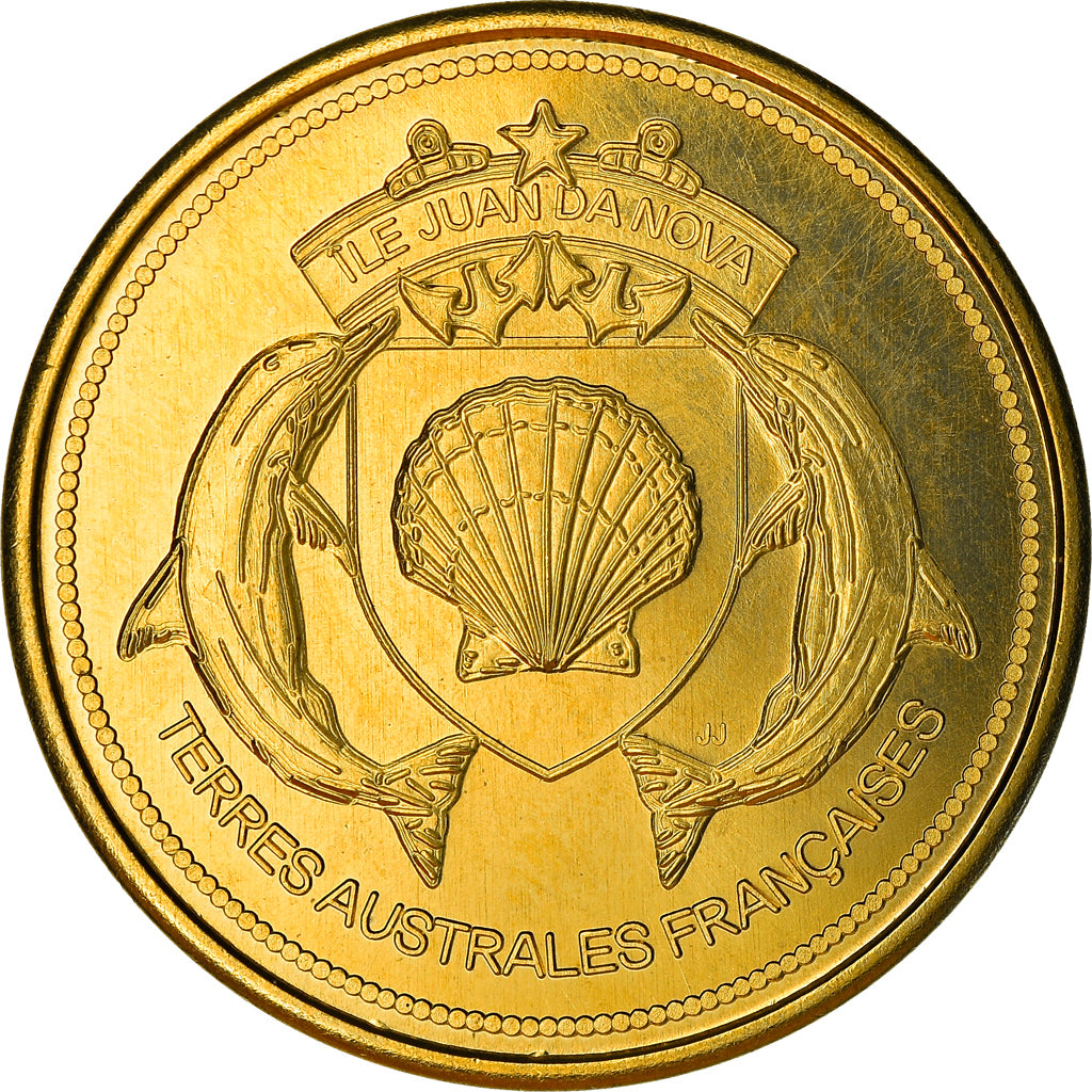 Coin, France, 100 Francs, 2013, Ile Juan Da Nova, MS(63), Bronze-Aluminium