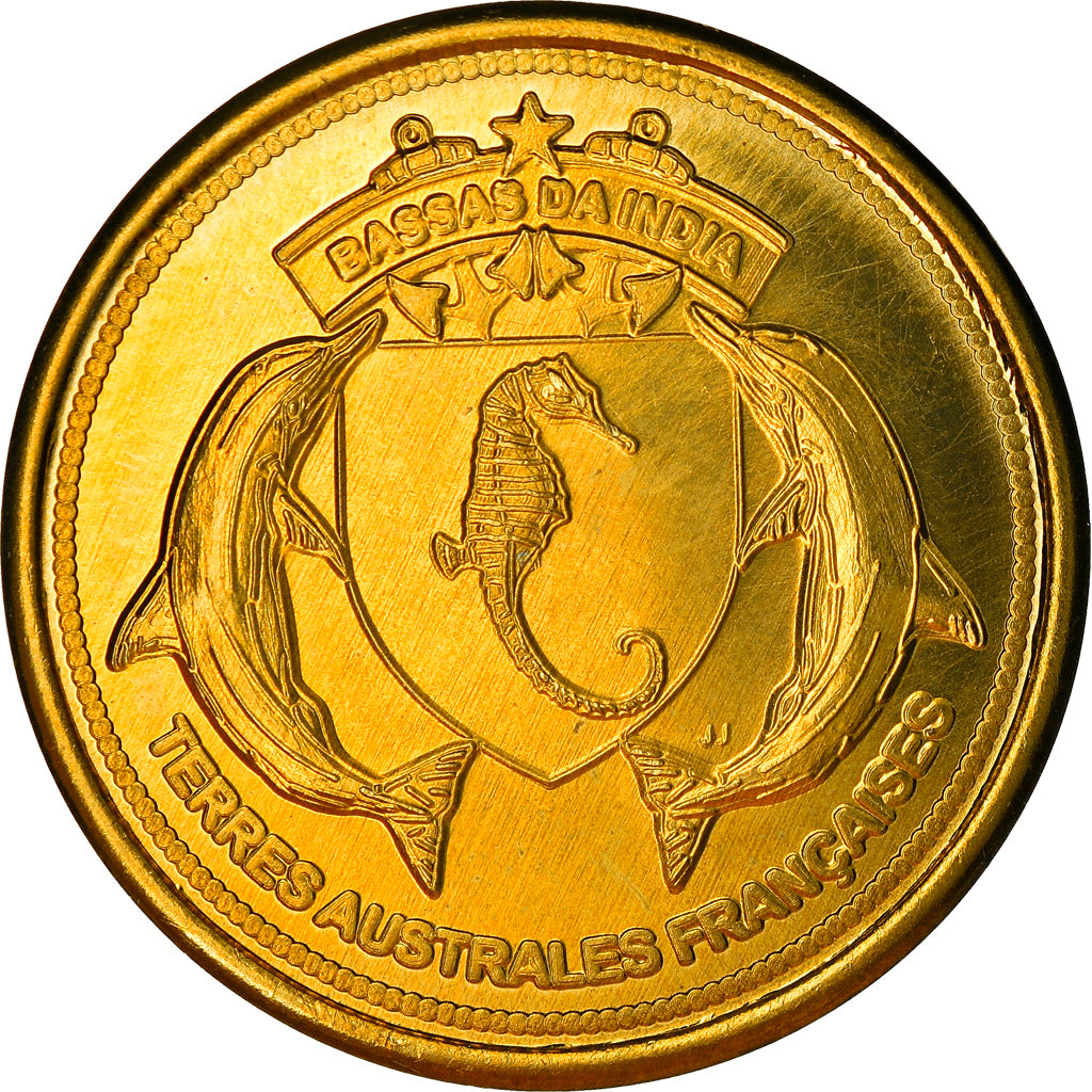 Münze, Frankreich, 100 Francs, 2015, Bassas da India, UNZ, Bronze-Aluminium