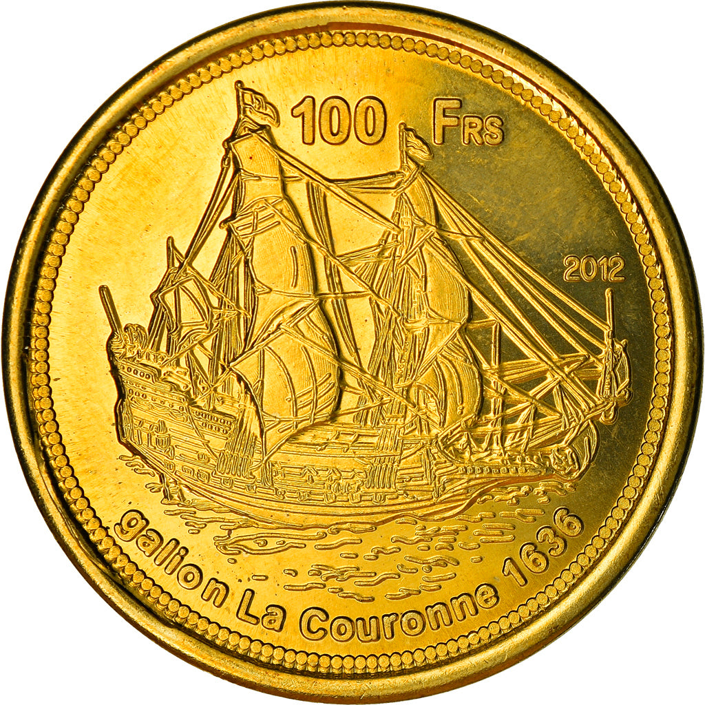 Monnaie, France, 100 Francs, 2012, Bassas da India, SPL, Bronze-Aluminium