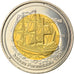Coin, France, 500 Francs, 2012, Bassas da India, MS(63), Bi-Metallic