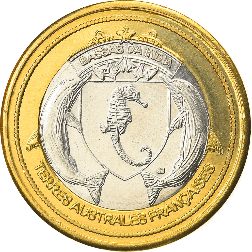 Münze, Frankreich, 200 Francs, 2012, Bassas da India, UNZ, Bi-Metallic