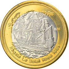 Coin, France, 200 Francs, 2012, Bassas da India, MS(63), Bi-Metallic