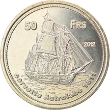 Moneta, Francia, 50 Francs, 2012, Bassas da India, SPL, Rame-nichel-alluminio