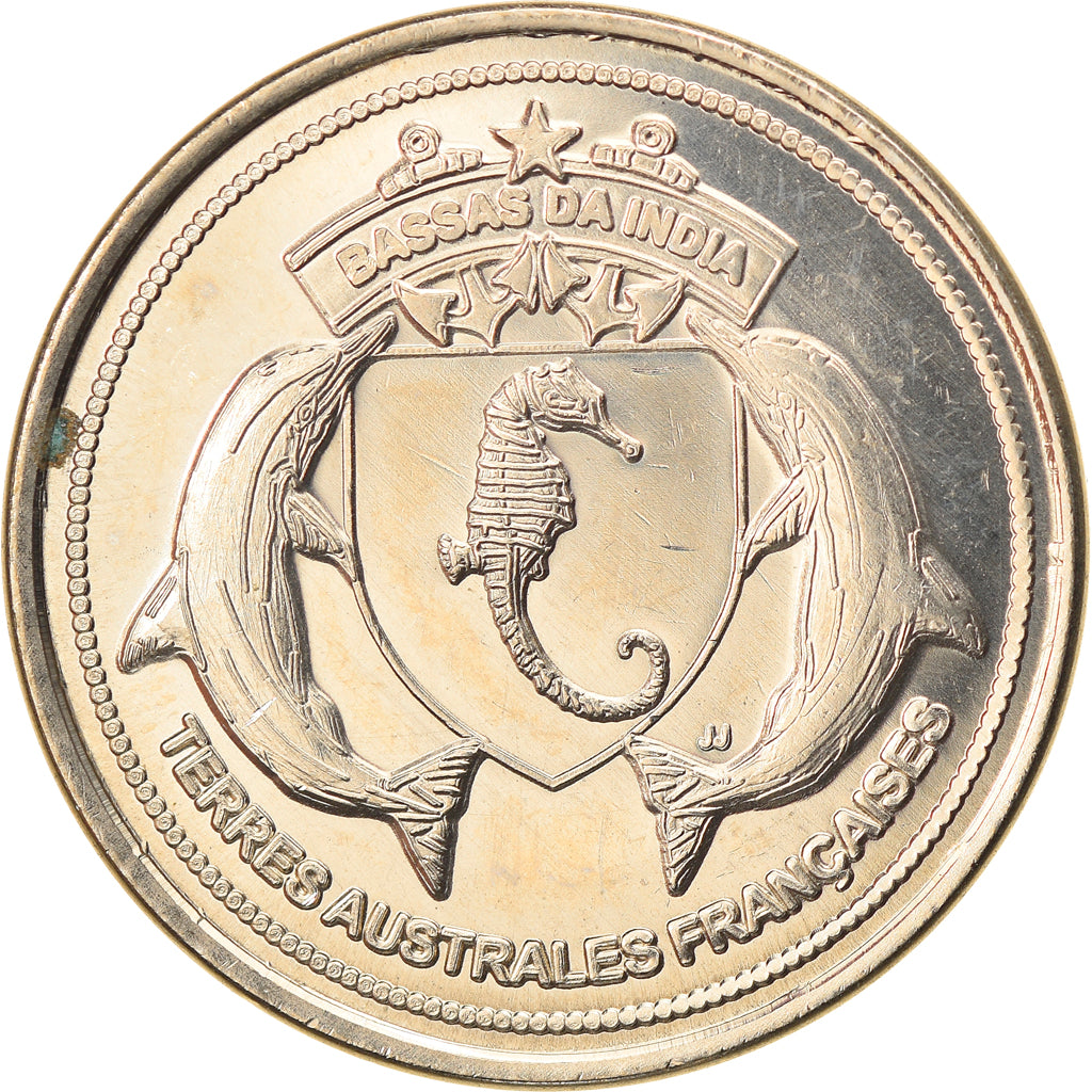 Moneda, Francia, 20 Francs, 2012, Bassas da India, SC, Aluminio y cuproníquel