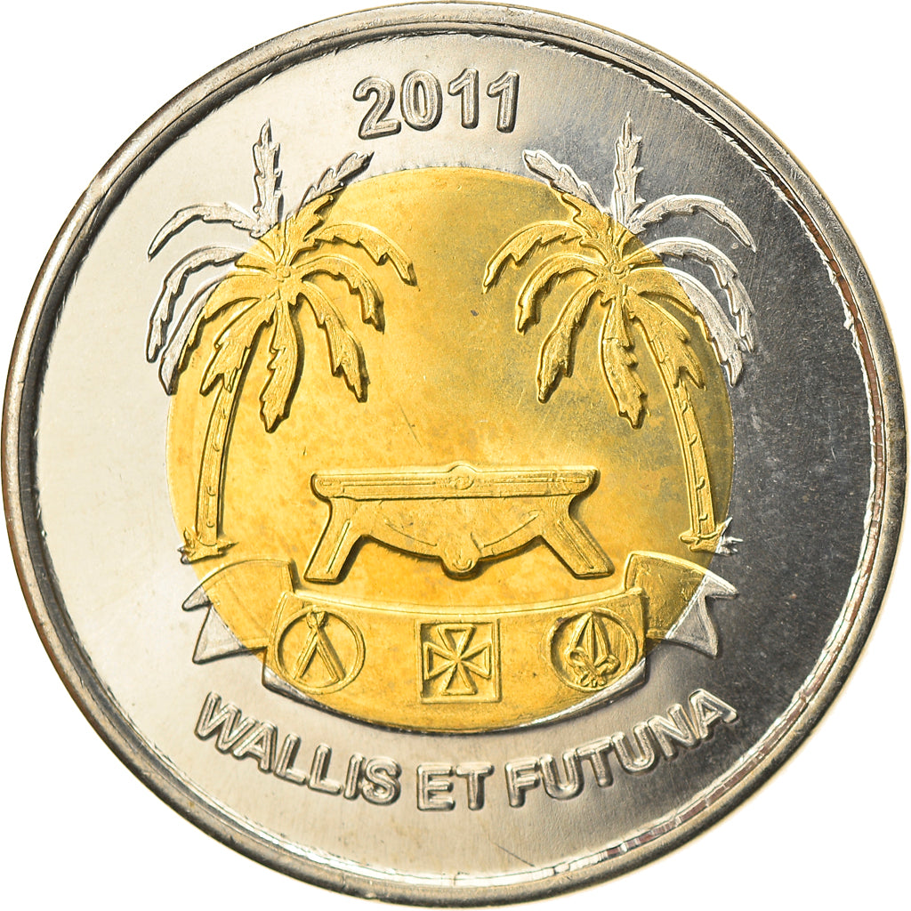 Monnaie, France, 20 Francs, 2011, Wallis & Futuna, SPL, Bi-Metallic