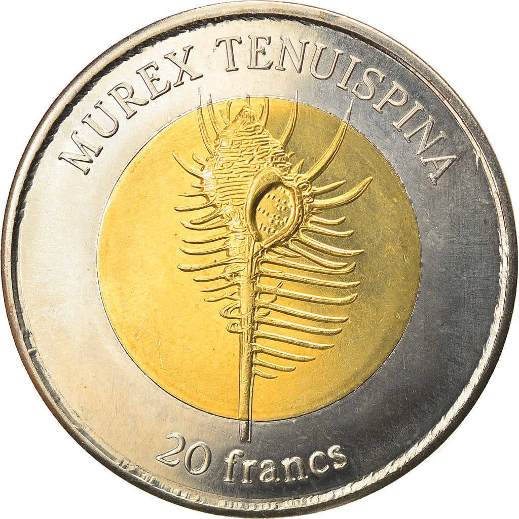 Moneta, Francia, 20 Francs, 2011, Wallis & Futuna, SPL, Bi-metallico
