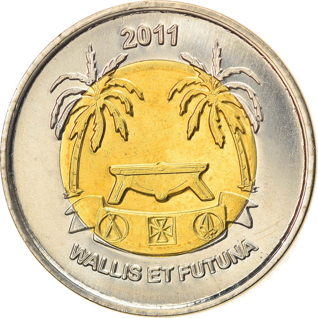 Moneta, Francia, 20 Francs, 2011, Wallis & Futuna, SPL, Bi-metallico