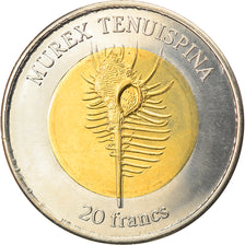 Coin, France, 20 Francs, 2011, Wallis & Futuna, MS(63), Bi-Metallic