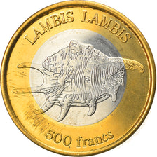 Coin, France, 500 Francs, 2011, Wallis & Futuna, MS(63), Bi-Metallic